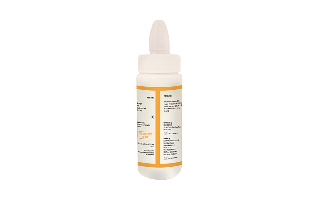Bloom Orange Liquid Flavoured Colours   Plastic Bottle  500 millilitre